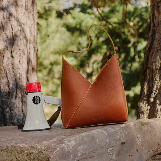Leather Bag Outdoors